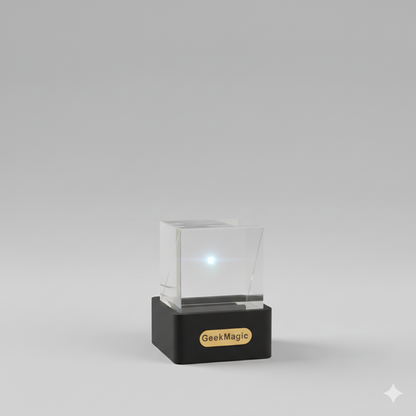 HoloKostka – Inteligentny Kryształowy Wyświetlacz z Animacjami GIF