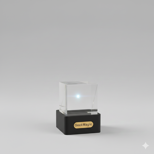 HoloKostka – Inteligentny Kryształowy Wyświetlacz z Animacjami GIF