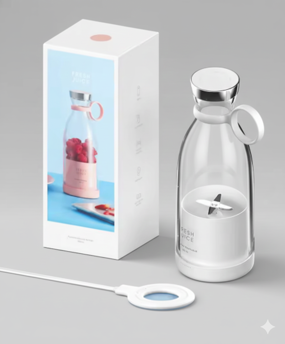 Blenduś – Przenośny Mini Blender z Ładowaniem Magnetycznym